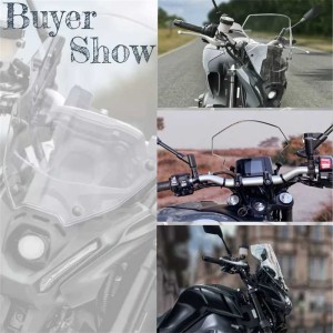 RP8810-1644 Motorcycle Windshield Windscreen for Yamaha MT-09 FZ09 MT-09 SP 2021-2023