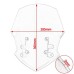 RP8810-1645 Motorcycle Windshield Windscreen for Yamaha MT125 2020-2024 MT15 2018-2024