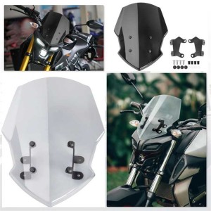 RP8810-1645 Motorcycle Windshield Windscreen for Yamaha MT125 2020-2024 MT15 2018-2024
