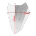 RP8810-1652 Motorcycle Windshield Windscreen for Yamaha MT15 2019-2021