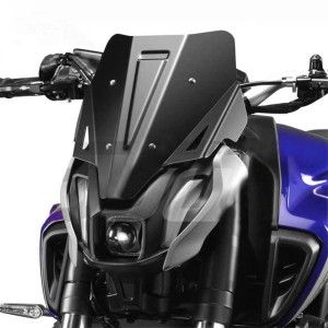 RP8810-1660B Motorcycle Windshield Windscreen Aluminum Kit Deflector Fairing Cover for Yamaha MT-07 2021-2024