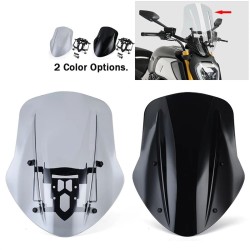 RP8810-1713 Motorcycle Windshield Windscreen for Ducati Diavel 1260/S 2019-2023
