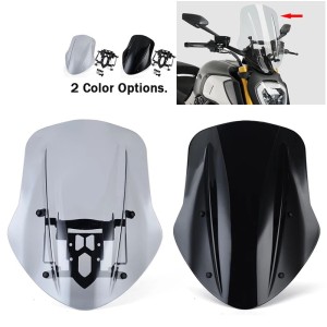RP8810-1713 Motorcycle Windshield Windscreen for Ducati Diavel 1260/S 2019-2023