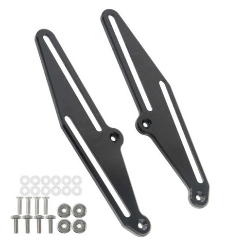RP8830-1010B Motorcycle Windshield Mount Bracket Kits for Yamaha Tenere 700 Models 2019-Later