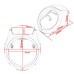RP8840-1015 Headlight Cover Fairing for Honda Rebel CMX 300 500 2020-Later
