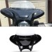 RP8840-3008BE Universal Front Fairing batwing With windshield for Custom Bikes