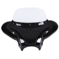 RP8840-3008BE Universal Front Fairing batwing With windshield for Custom Bikes