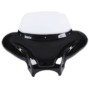 RP8840-3008BE Universal Front Fairing batwing With windshield for Custom Bikes