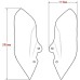 RP8880-1024B Motorcycle Heat Saddle Shield Deflectors for Yamaha MT FZ 10 MT10 FZ10 Accessorie 2016-2019