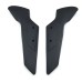 RP8880-1025B Motorcycle Front Windshield Aerodynamic Fairing Winglets Protector Guard Cover for Yamaha MT-15 2019-Later