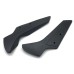 RP8880-1025B Motorcycle Front Windshield Aerodynamic Fairing Winglets Protector Guard Cover for Yamaha MT-15 2019-Later