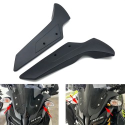 RP8880-1025B Motorcycle Front Windshield Aerodynamic Fairing Winglets Protector Guard Cover for Yamaha MT-15 2019-Later